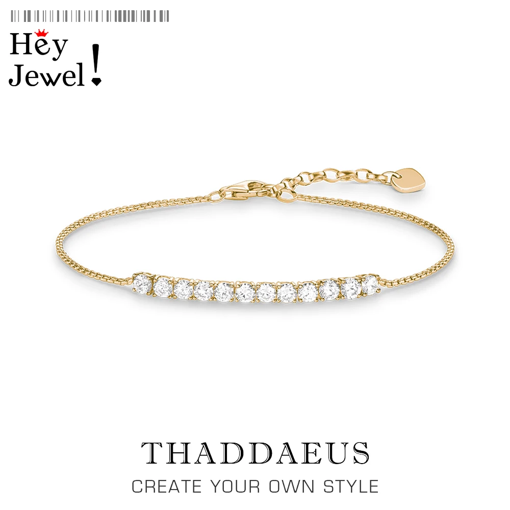 

Red Rose Flower Link Chain Bracelet For Women 925 Sterling Silver Jewelry Feminine Romantic Gift