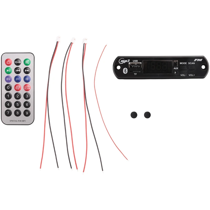 Best-2X25W JQ-D011BT Bluetooth MP3-декодер, плата усилителя мощности, FM-радио, модуль «сделай сам», поддержка TF-плеер, запись вызовов