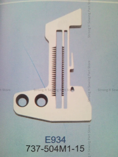 1 szt. E934 płyta igłowa płyta żelazna dla Siruba 737 gęsta trzyątek przemysłowe akcesoria do maszyn do szycia