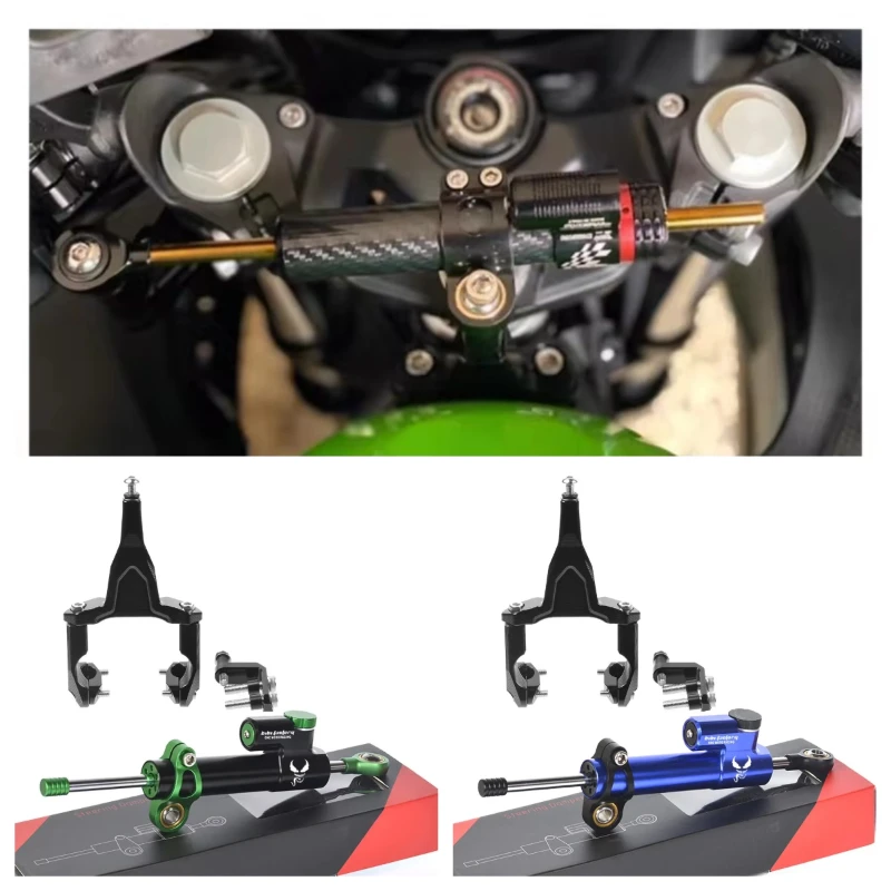 adatto-per-kawasaki-ninja-400-z400-2018-2024-kit-staffa-ammortizzatore-di-sterzo-per-moto-in-lega-di-alluminio-2019
