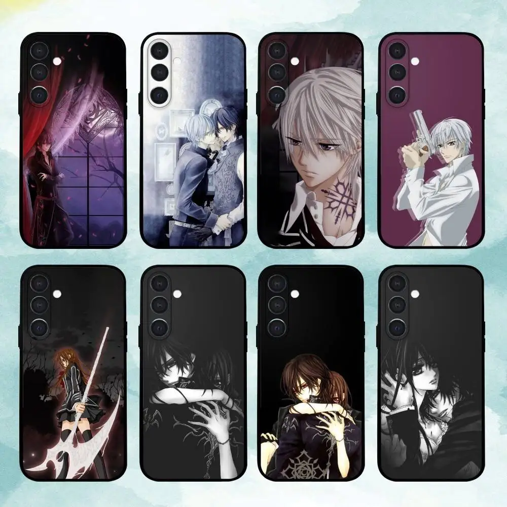 

Anime V-Vampire K-Knight Phone Case For Samsung A73,72,71,53,52,51,22,91,80, Soft Black Cover