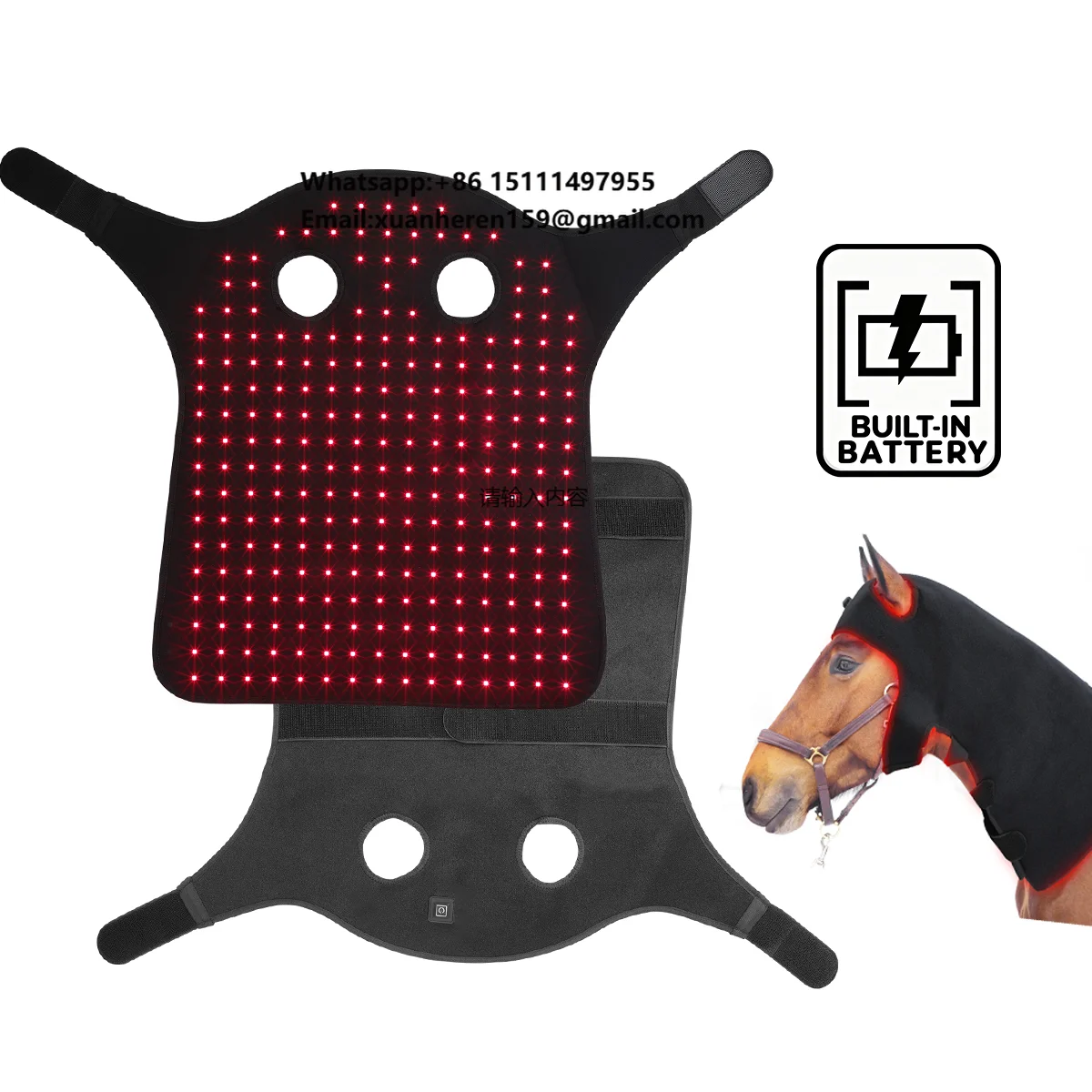 Original Factory Advanced Pulse Red Horse Blankets 660nm 85nm Equine Therapy Best Red Light Therapy Horse