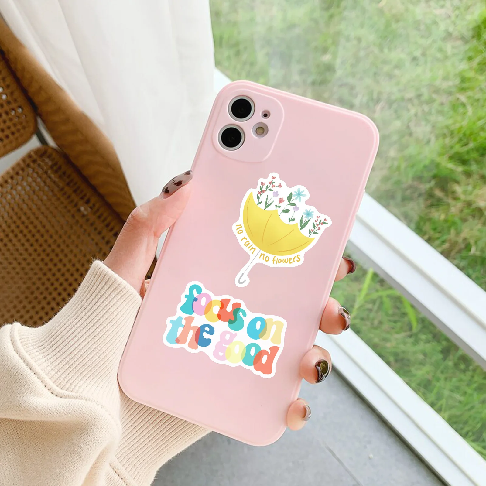 50PCS Healing Words for the Soul Graffiti Stickers Water Bottle Laptop Mobile Phone Skateboard Kids Adult Stickers