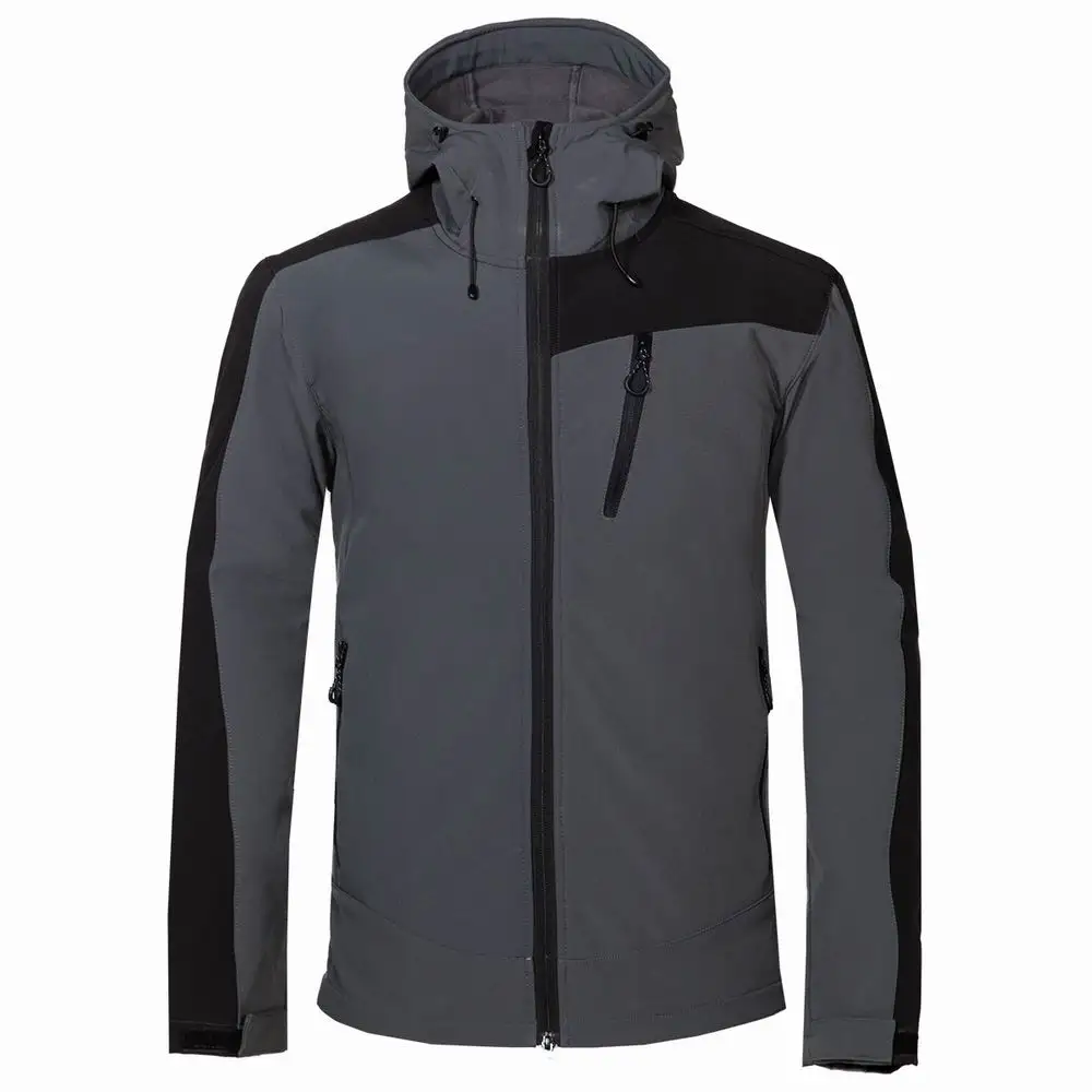 İyi kalite boyutu S-XXL 1720 ile erkek açık rüzgarlık su geçirmez Softshell polar ceket