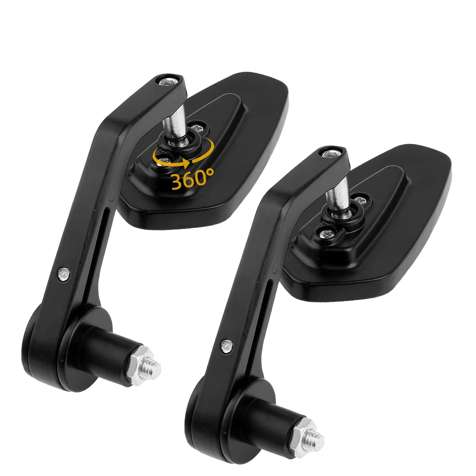 Motorcycle Mirror 7/8" Handlebar End Rearview Mirror Universal Side View Mirror Motorcycle Christmas Decoration Rearview Mirror image 6
