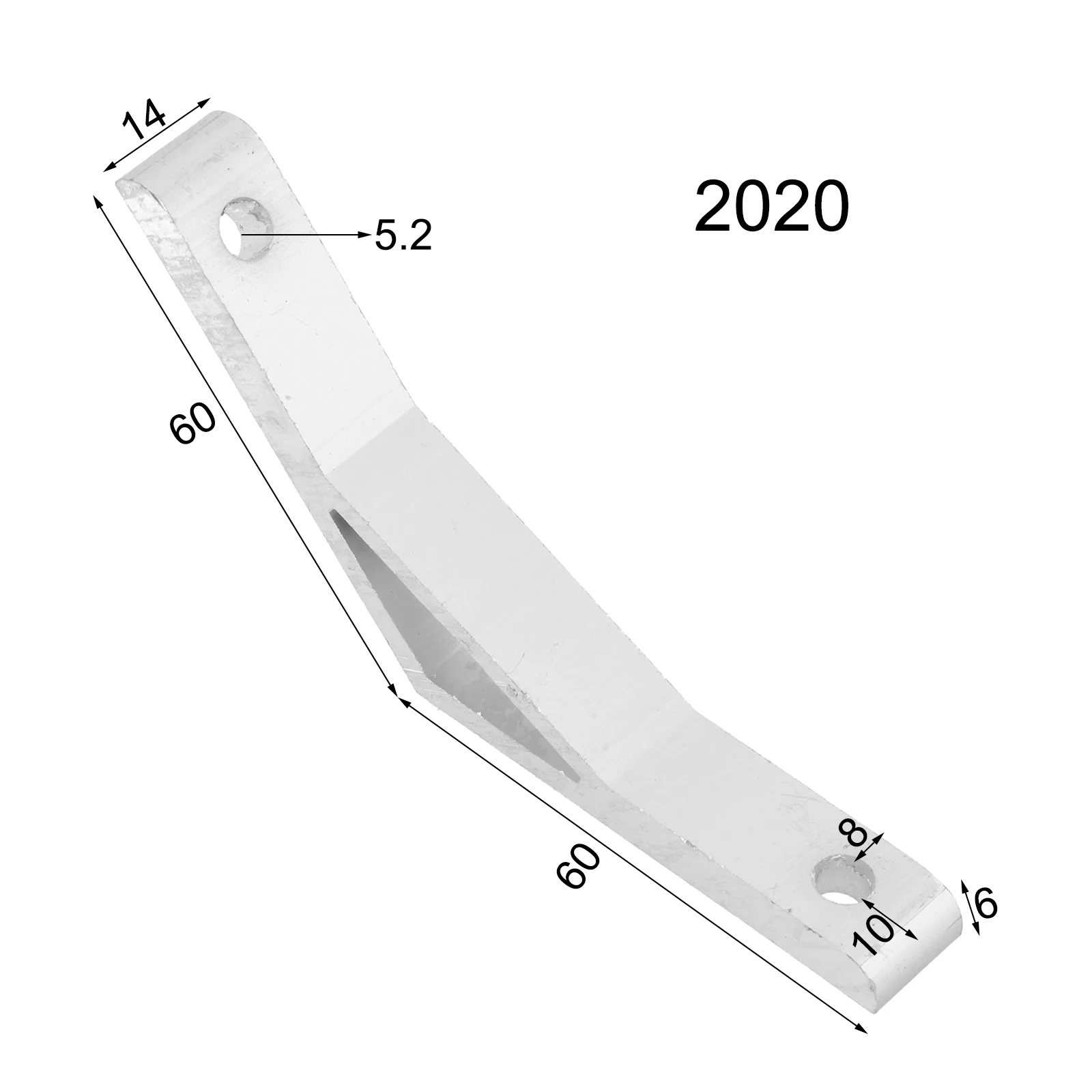 Connection Joint 135 Degree Angle Bracket Aluminum Bracket Easy To Install Easy To Use High Hardness Long-lasting Performance