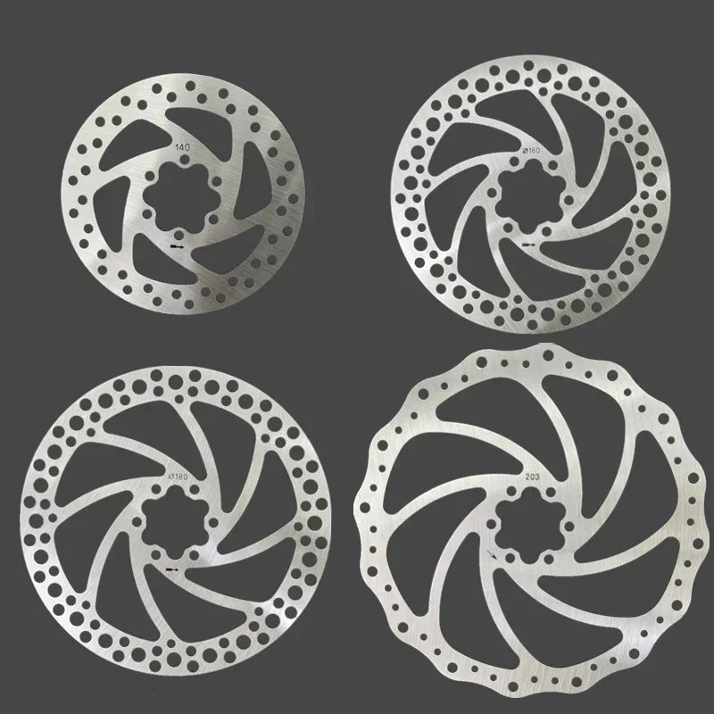 ZOOM Cycling Stainless Steel Brake Rotor 110/120/140/160/180/203mm MTB Road Bike Disc with Bolts  Brake Disk Bicycle Parts