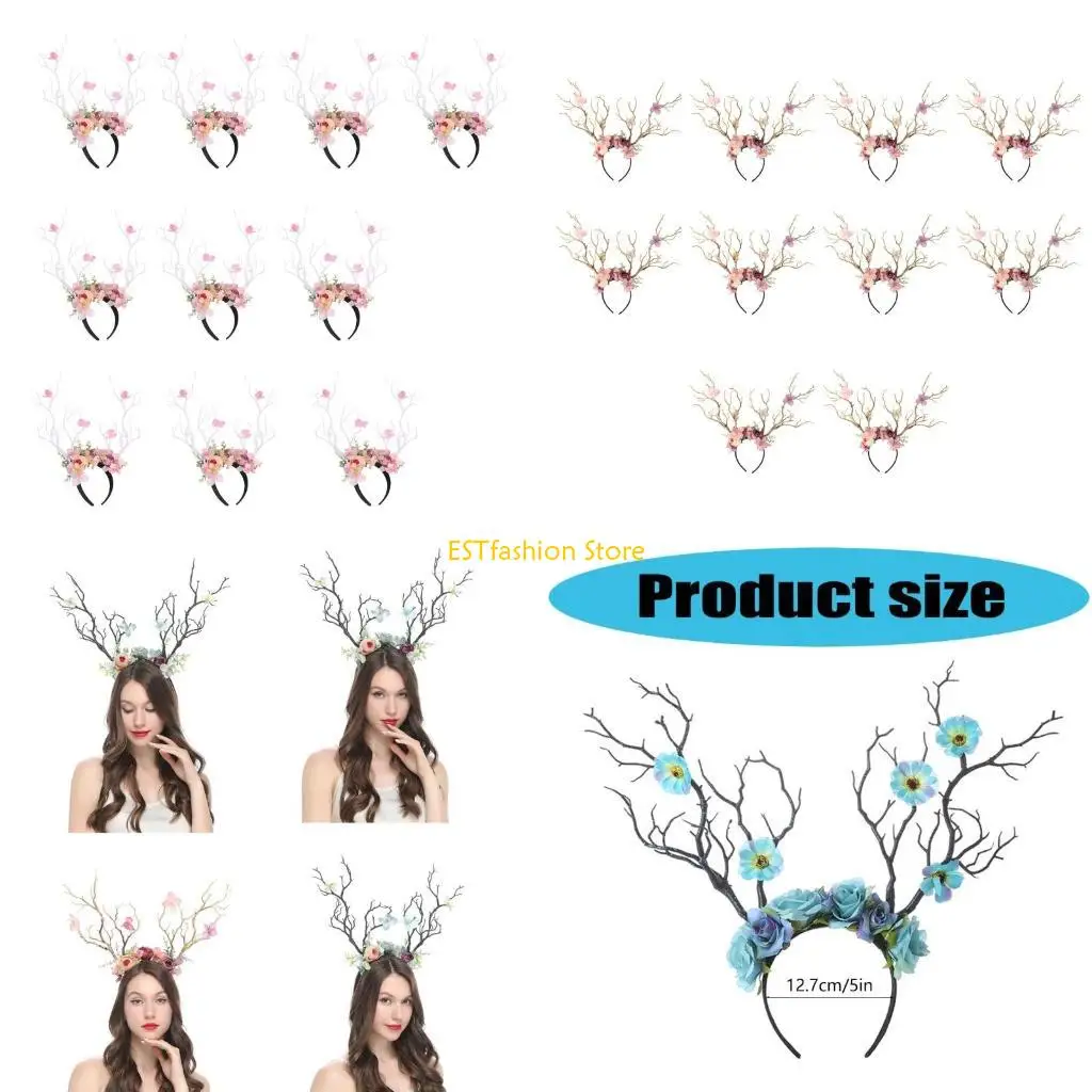 y5gc-10pcs-deer-antler-flower-crowns-headbands-tree-branches-headbands-antlers-headbands