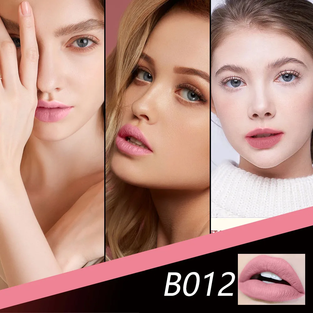 14 Colors Dropshipping Kiss Proof Lipstick Girl Sexy Gold Metallic Waterproof Matte Lipstick Long Lasting Aloe Magic Shade