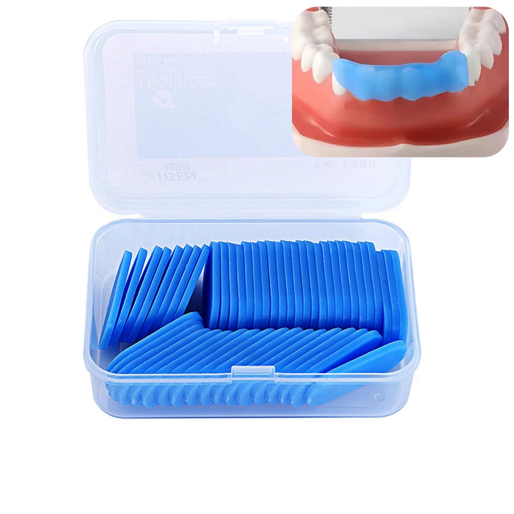 

50Pcs Dental Thermoplastic Sheet Quick Impressions Temporary Crown Impression Trays Molding Polymer Sheet Dental Materials