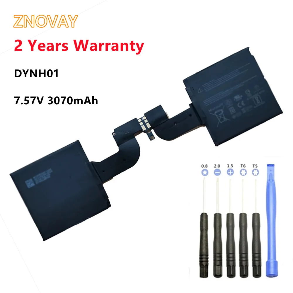 ZNOVAY DYNH01 7.57V 23.2WH/3070MAH Laptop Battery For Microsoft Surface Book 2 15