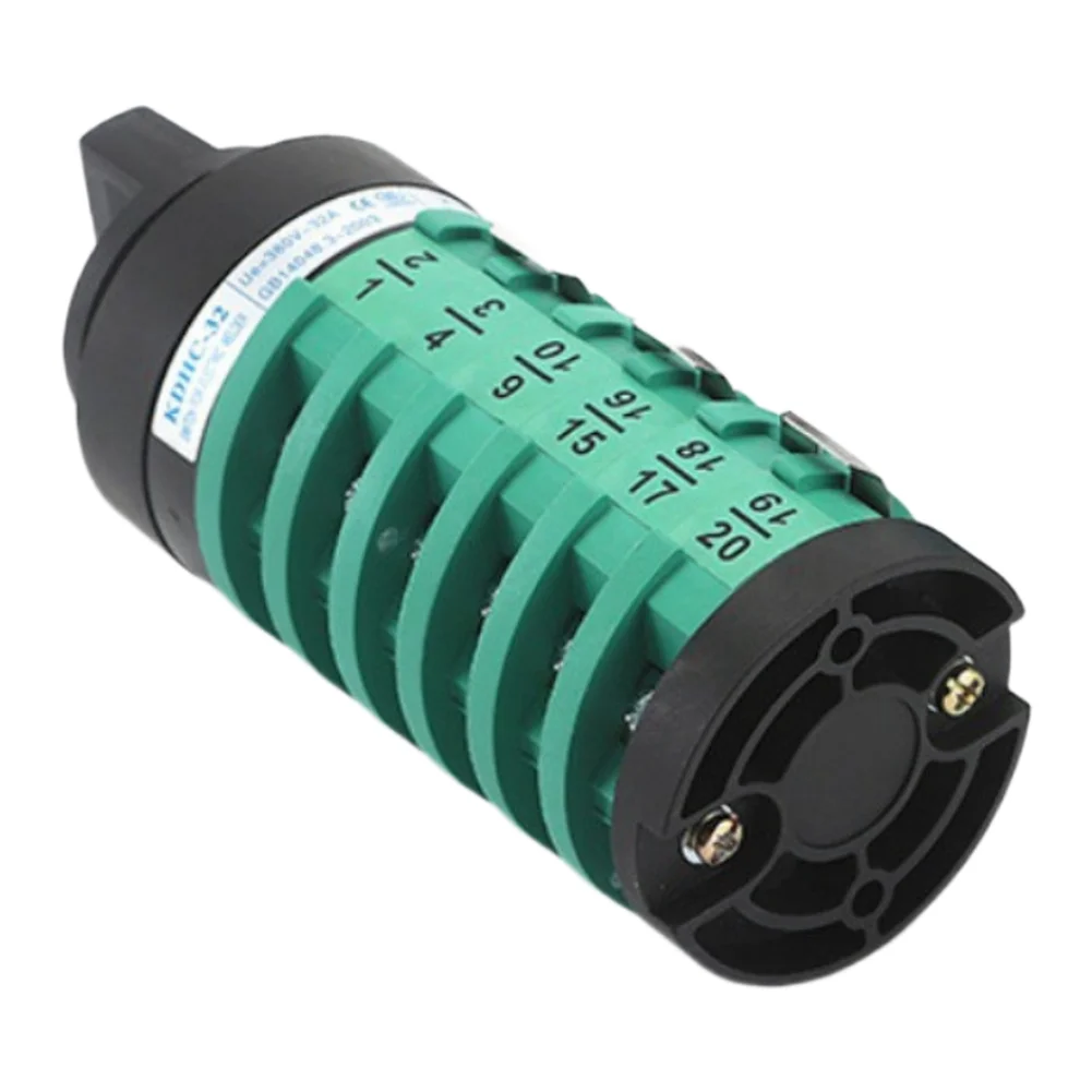 6-terminal-10-step-cam-changeover-switch-kdhc-32-6x10-6-for-industrial-welding-machines-32a-conventional-heating-current