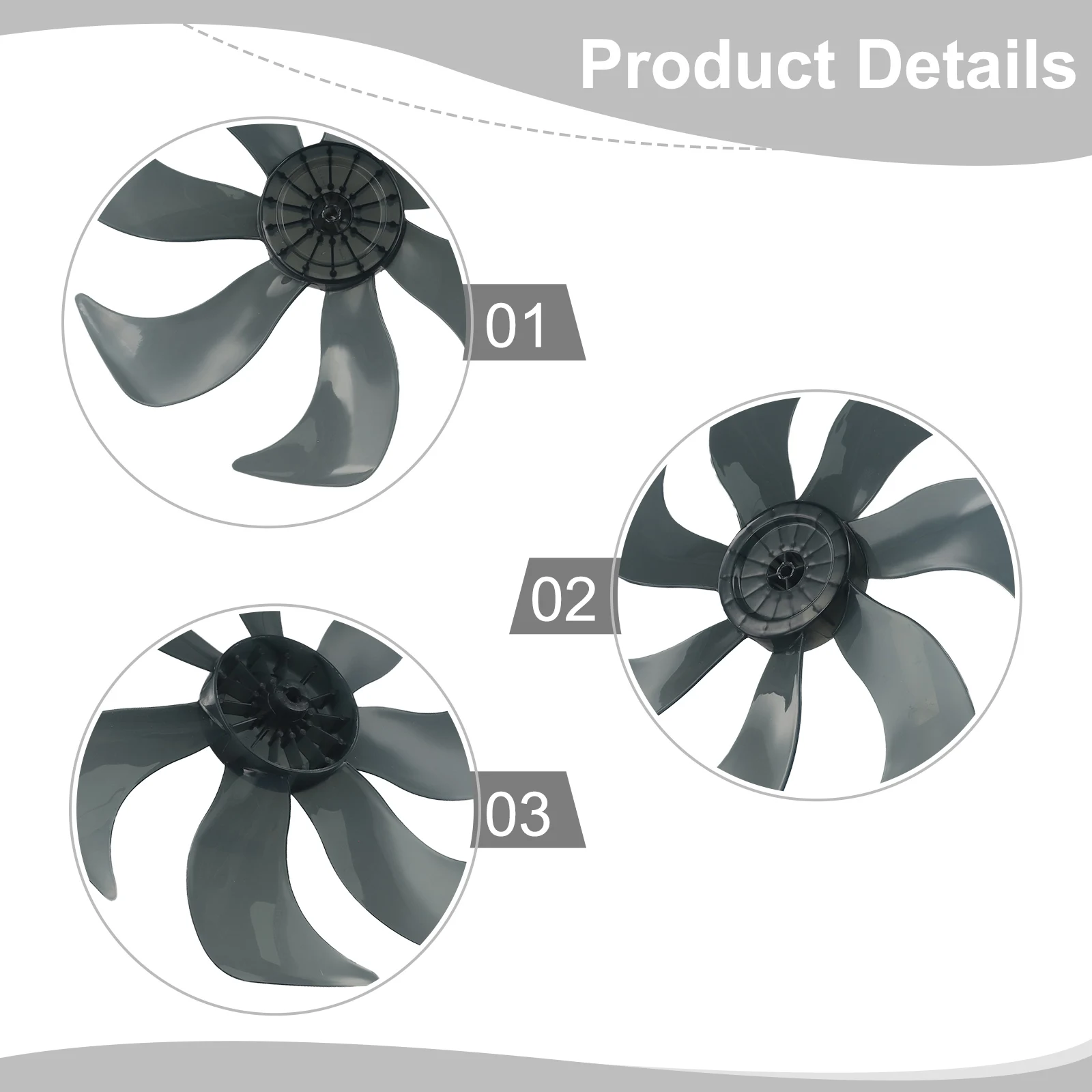 Fan Blade Replacement Daily Life Convenience 14 Inch Floor Fan Blade Silent Fan Blade 15-blade Option 7-blade Option