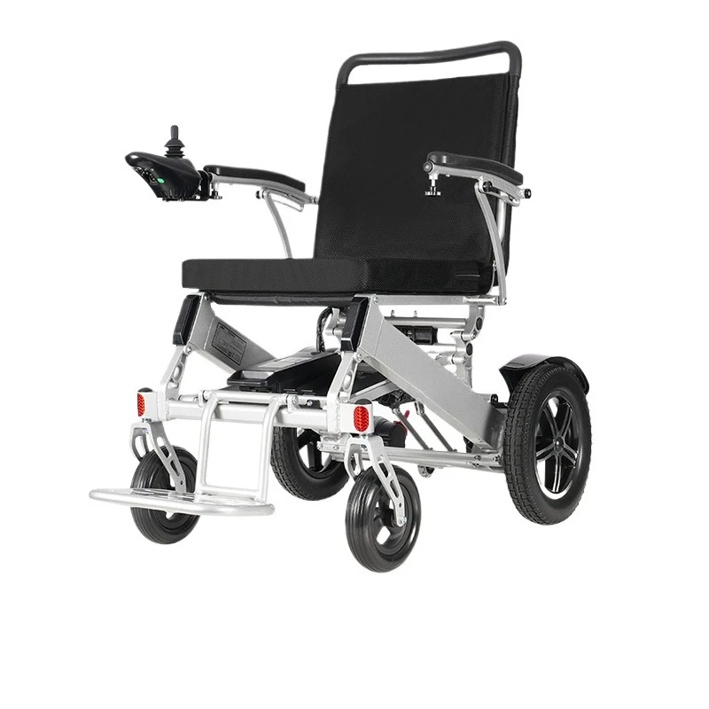 Electric wheelchair, elderly scooter, brushless motor folding wheelchair, aluminum alloy lightweight wheelchair