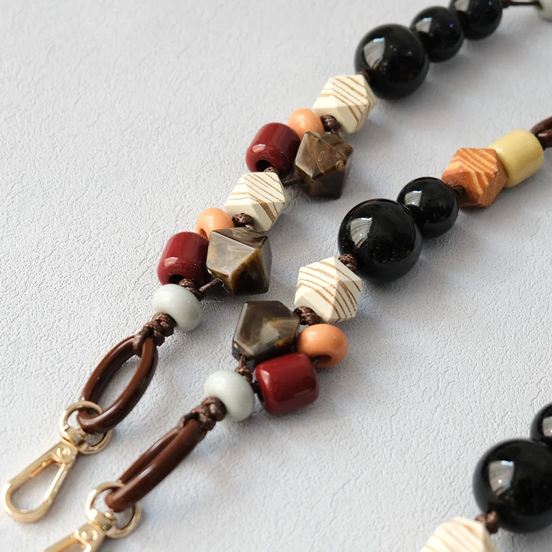 حقيبة حزام جلد حقيبة قصيرة حزام حقيبة يد مقابض مشبك ذهبي أنيق لمشاريع DIY سوار حقائب كروسبودي #4