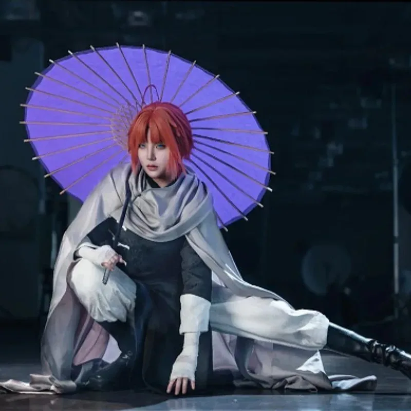 

DY20Anime Gintama Kamui Косплей Костюм Боевая Униформа Накидка Полный Комплект Kagura Bother Одежда Карнавальная Вечеринка Одеваются Мужчины Женщины S