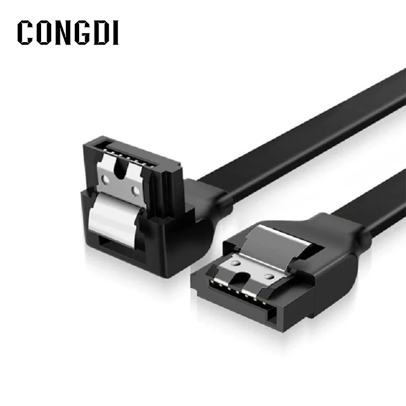 Convertidor de conexión de Cable de datos SATA 3,0 para disco duro SSD HDD, adaptador de Cable Sata III de alta velocidad, Cable de transmisión de