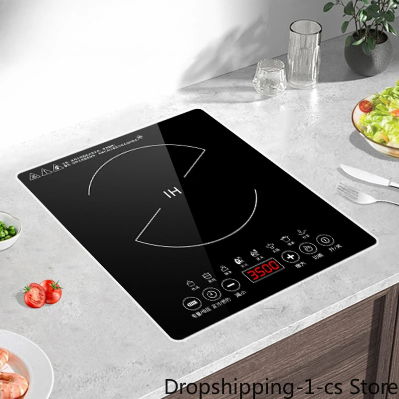 Desktop Bulit-in Electric Ceramic Hob Burner Electromagnetic Induction Cooker Embedded Hotpot Heating Stove Cooktop Oven EU