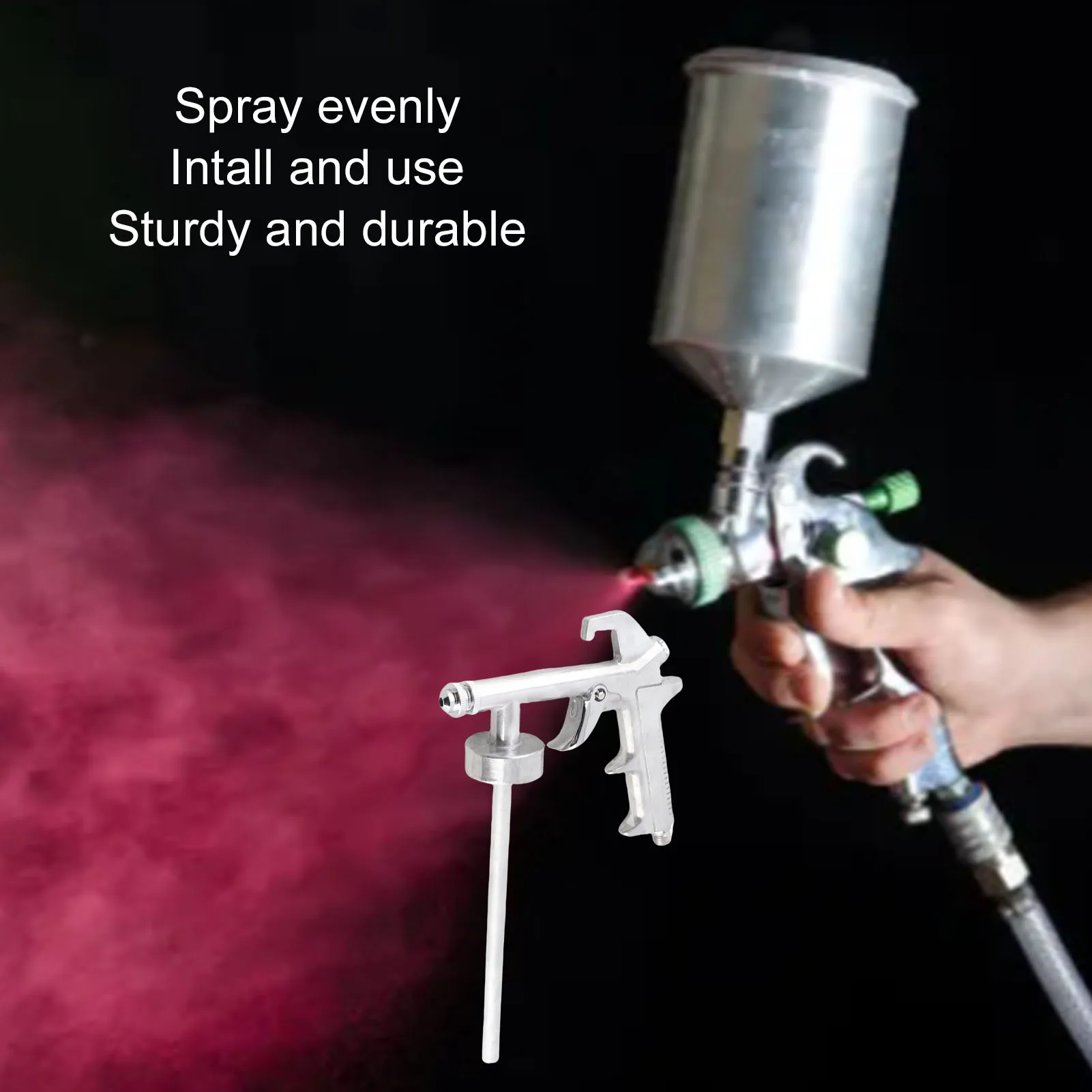 Air Undercoating Spray Gun Aluminum Alloy Chassis Armor Spray Guns for Furniture Ships
