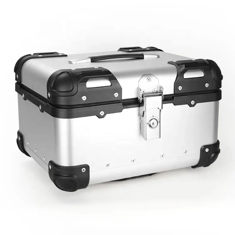 

Factory Hot Selling F2-MOTO 35L-R Sliver Aluminium Alloy Motorbike Tail Box Waterproof Top Case for Motorcycles