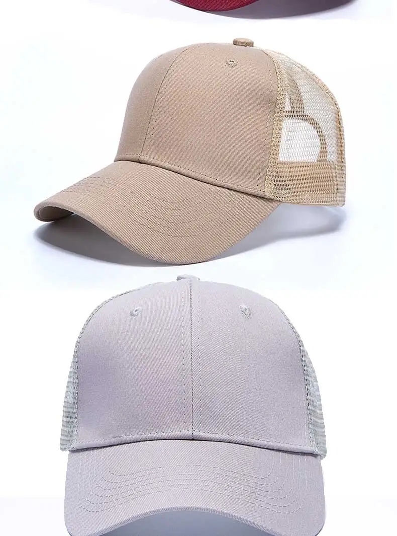 Großhandel Baseballkappen für Herren, Freizeitkappen für Damen, Mesh-Hüte, Unisex-Hüte, Hüte mit individuellem Logo, bestickte Hüte – Detail 11