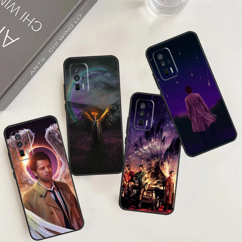 Angel Castiel Supernatural For POCO X6 Pro M6 X3 X5 F3 F5 M5s Cover For Xiaomi 13T 12T 11T 14 Pro 12 13 Lite Case