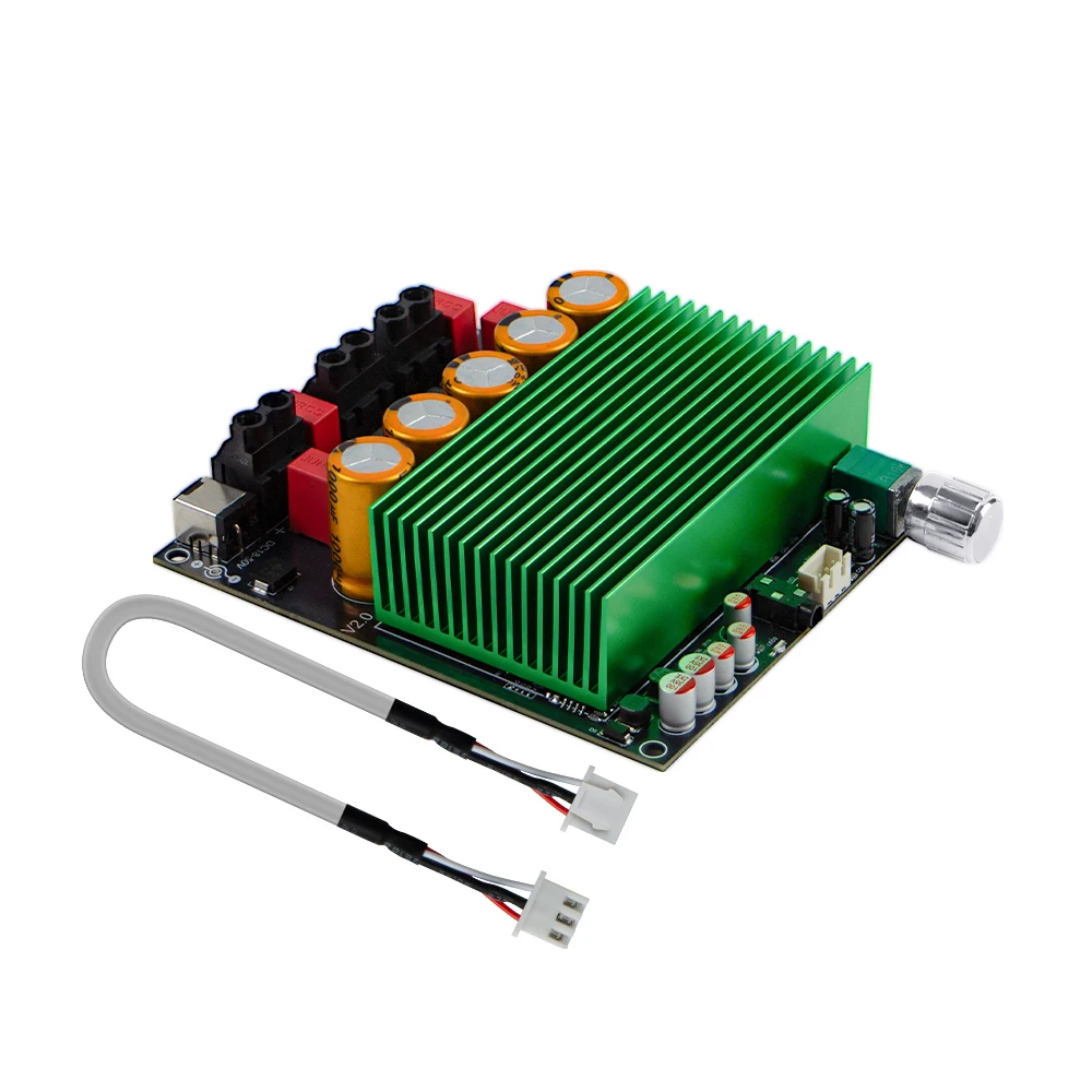2.0 Channel Pure Post Stage Digital Amplifier Board TPA3255 600Wx2 1200W High Power Stereo Amplifier Undervoltage Protection