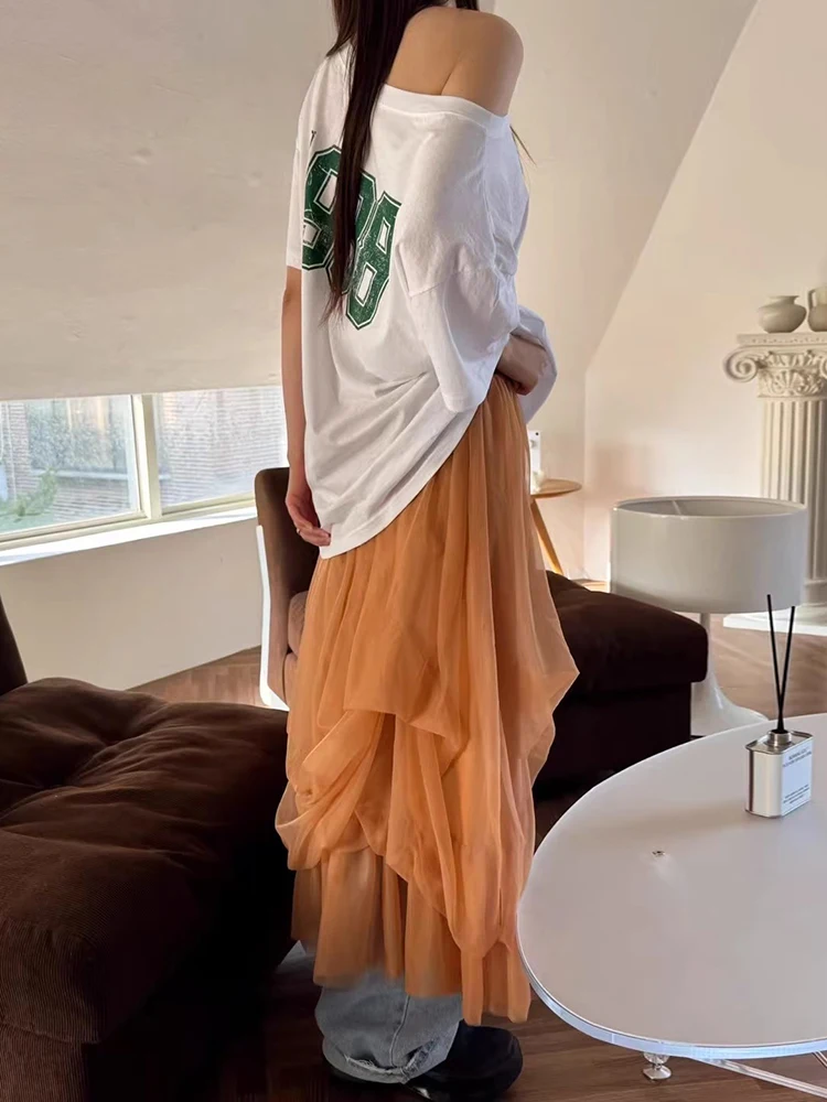 

Retro Chic Summer oulder Bared T irt with High Waist a Line Me Skirt Set Women's Faion Long Sve round Ne Design