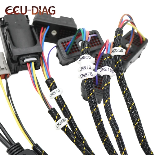 Imagen 2 del producto Para programa Cummins Cable diagnóstico arnés de cableado de detección de motor diésel para CM570 CM870 CM850 CM876 CM2150 CM2250