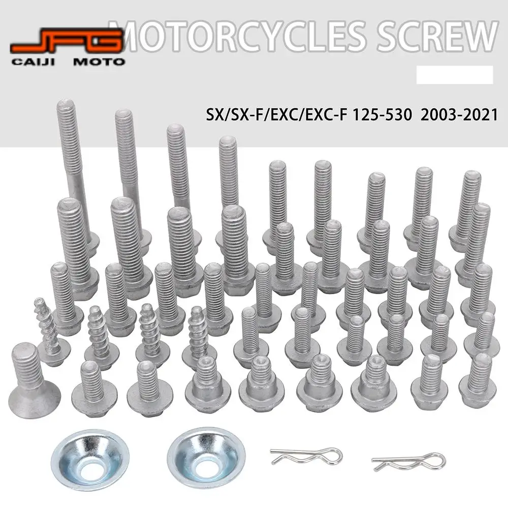 

Fairing Fender Screws Sets Motorcycles Iron Accessories For KTM SX/SX-F/EXC/EXC-F 125-530 2003-2021 E-Bike Motocross Dirt Bike