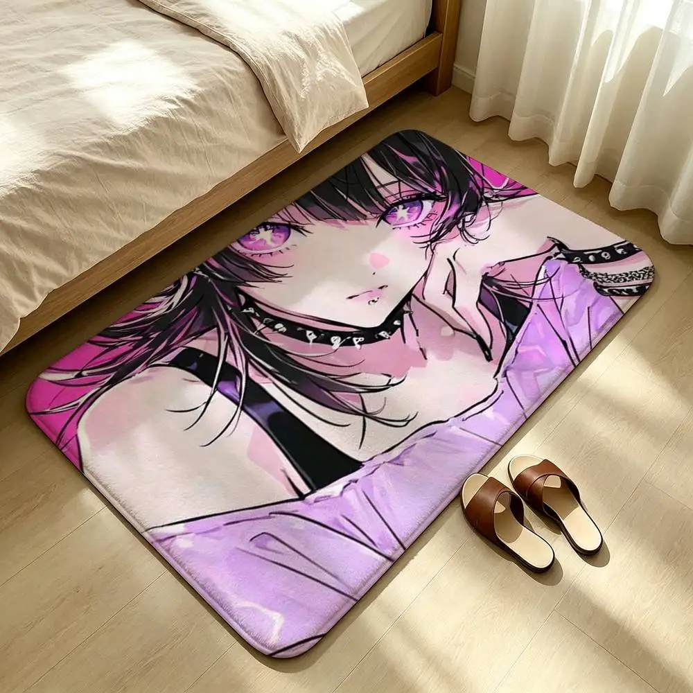 K-Kirara H-Hoshi Shower Room Absorbent Small Floor Mat Soft Comfortable Decorative Foot Mat