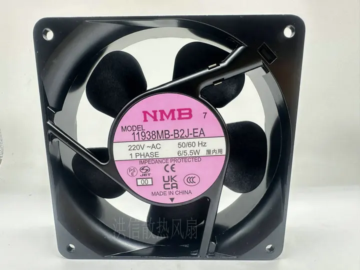 NMB 11938MB-B2J-EA AC 220V 6/5.5W 120x120x38mm Server Cooling Fan