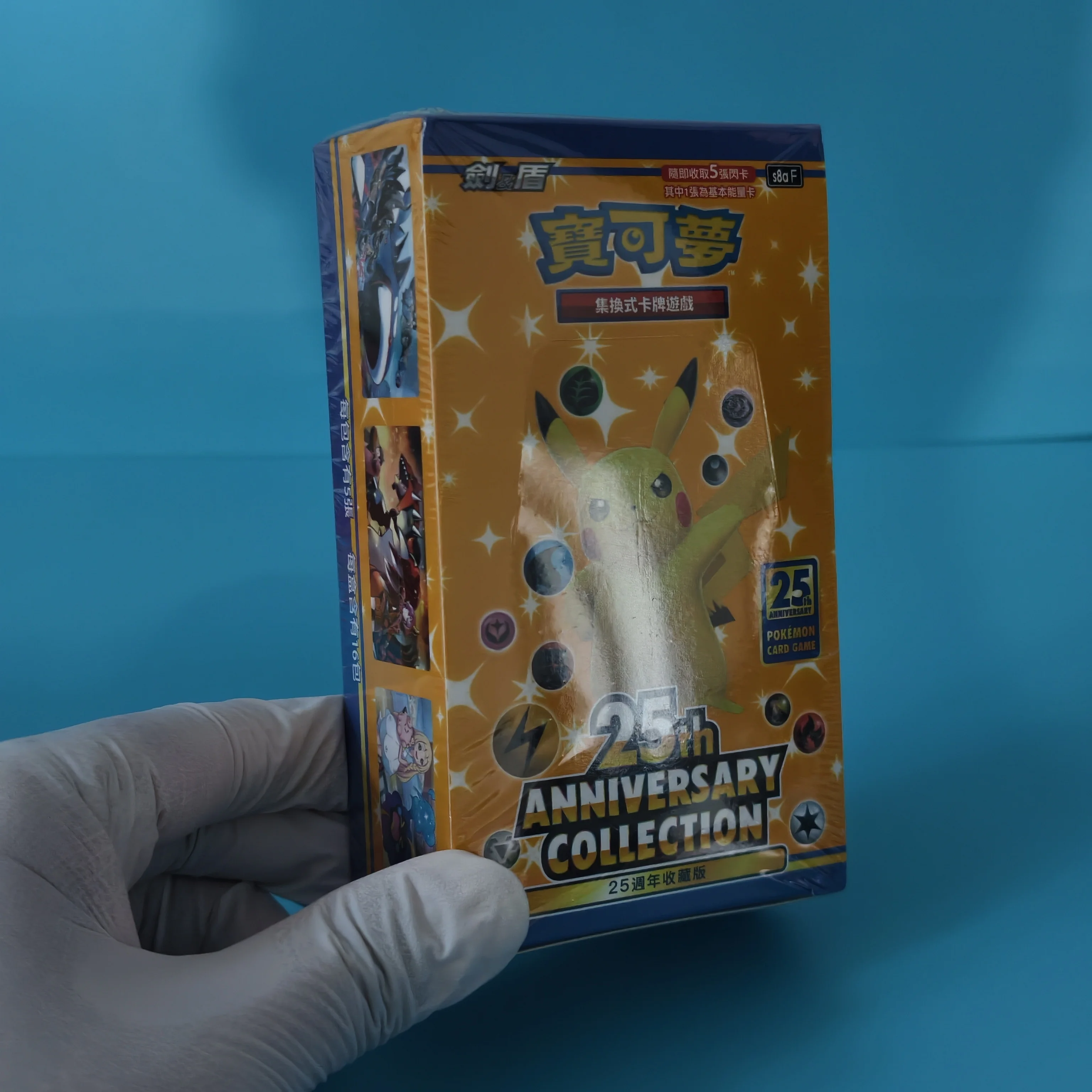 1Box PKM 25th Anniversary S8a-F Series Booster Box TCG Collection Cards Classic Game DIY Self Made Single Card