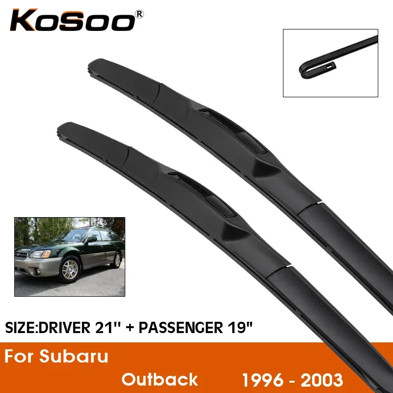 Car Wiper Blade For Subaru Outback 1996-2003 Windshield Rubber Refill Front Window Wiper 21