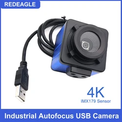 REDEAGLE Industrie 4K Autofokus Webcam HD 8MP IMX179 MJPEG UVC OTG Mini Metall Box USB Video Kamera für PC computer Laptop