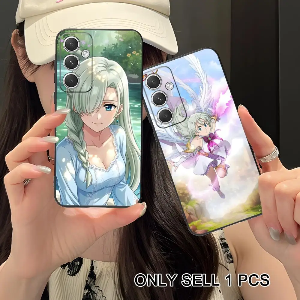 Seven Deadly Sins Elizabeth Phone Case for Samsung Galaxy S26 S25 S24 S23 S22 S21 S20 Note20 Plus FE Ultra Soft Shockproof Cover