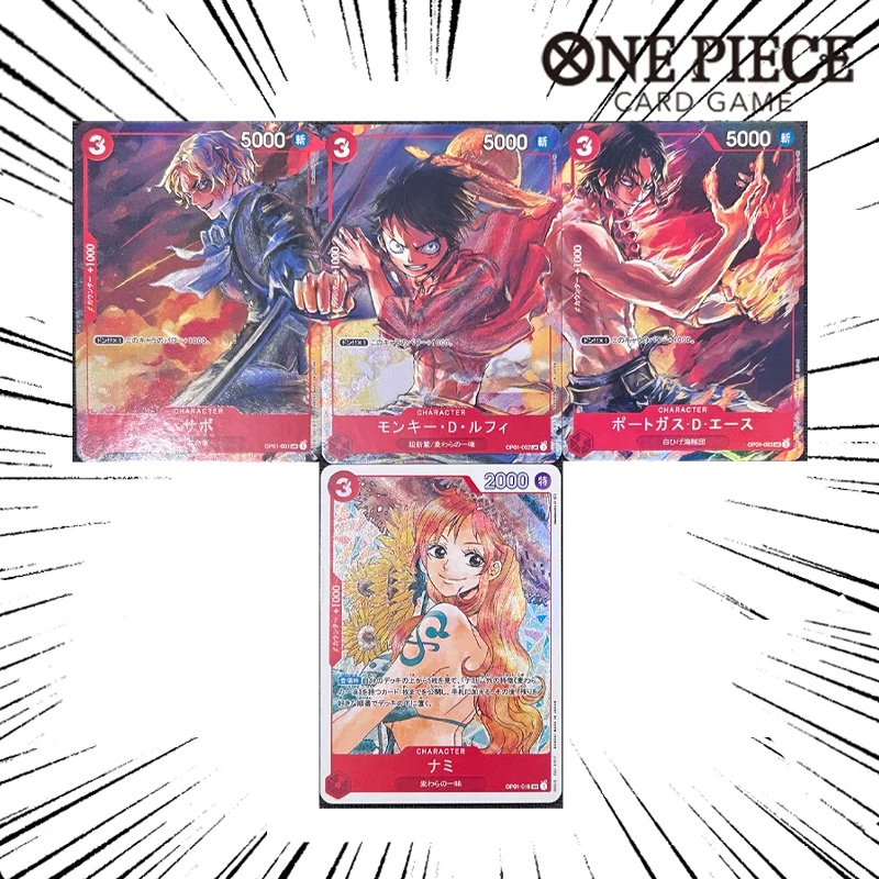 

3pcs/setOne Piece Diy Self Control Collect Signature Trading Flash Card Anime Cartoon Gift Monkey D. Luffy Portgas·D· Ace