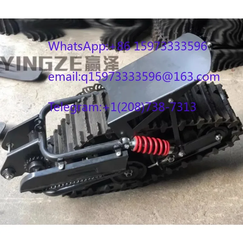 Mid High Altitude Off-Road Motorcycle Sled Track Homemade Accessories for 2-Wheel Motocross Modification