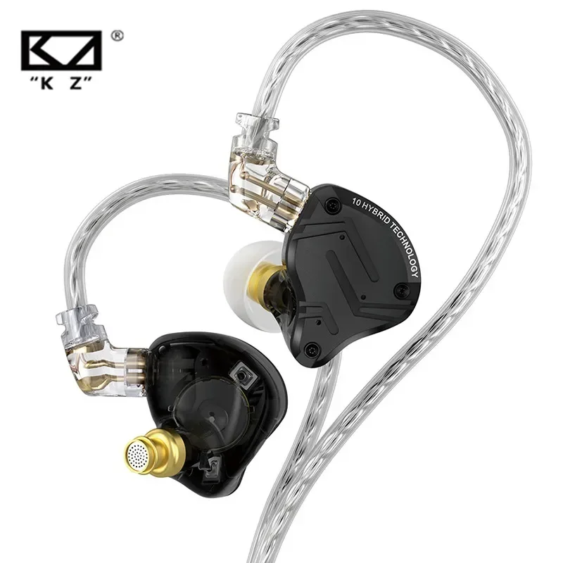 

Наушники KZ ZS10 PRO X 4BA 1DD HIFI, металлические гибридные внутриканальные наушники, спортивные, с шумоподавлением, KZ ZSN PRO AS16PRO ZS10PRO X