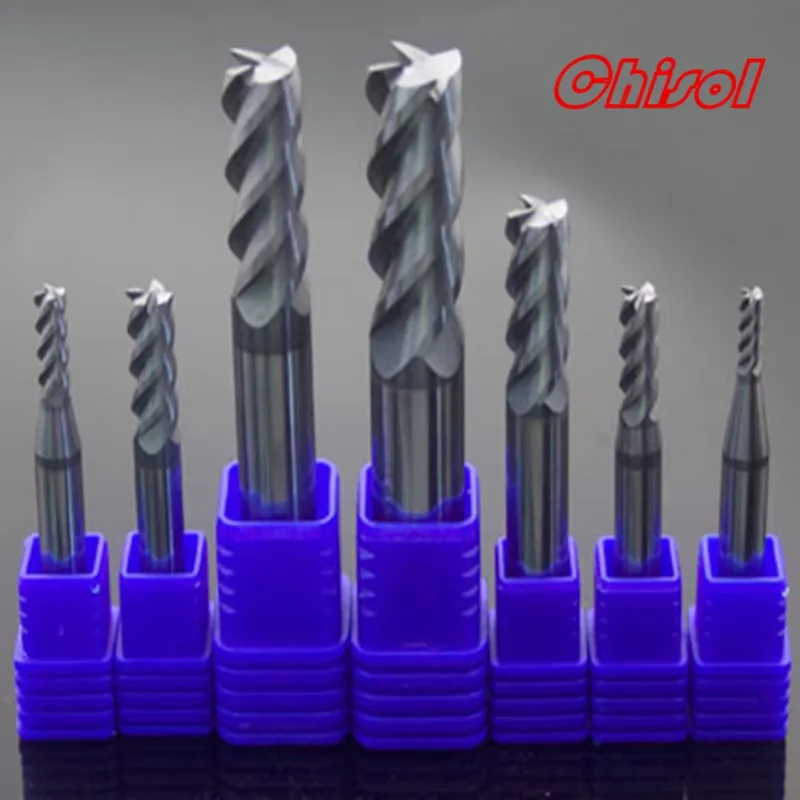 

Original Tungsten Carbide End Mills GM-4E-D2.0S GM-4E-D3.0 Solid Carbide 4 Flute End Milling Cutter