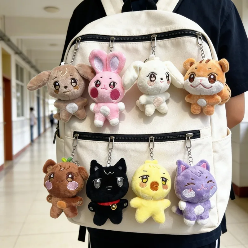 

Плюшевые игрушки Kpop Ateez Aniteez: плюшевый брелок-подвеска Минги и Джонхо, милые мультяшные мини-куклы, подарки SKZOO, декор для дома