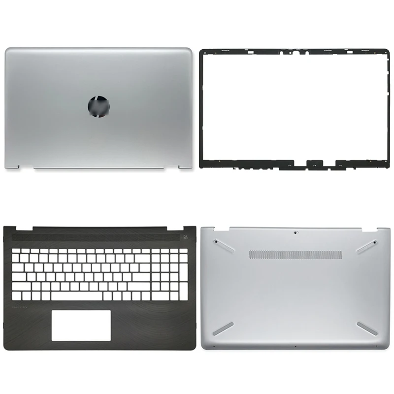 

New for hp pavilion x360 15-br 15t-br 15-bk portable lcd back cover/front panel/handrest/bottom cabinet 924501-001