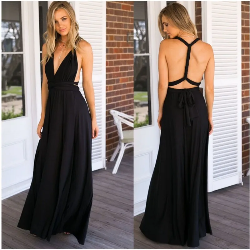 

elegant party dressesFrench Retro Elegant Lace‑Up Backless Maxi Dress A‑Line Flowy Swing Long Dress for Women Wedding Bridesmaid