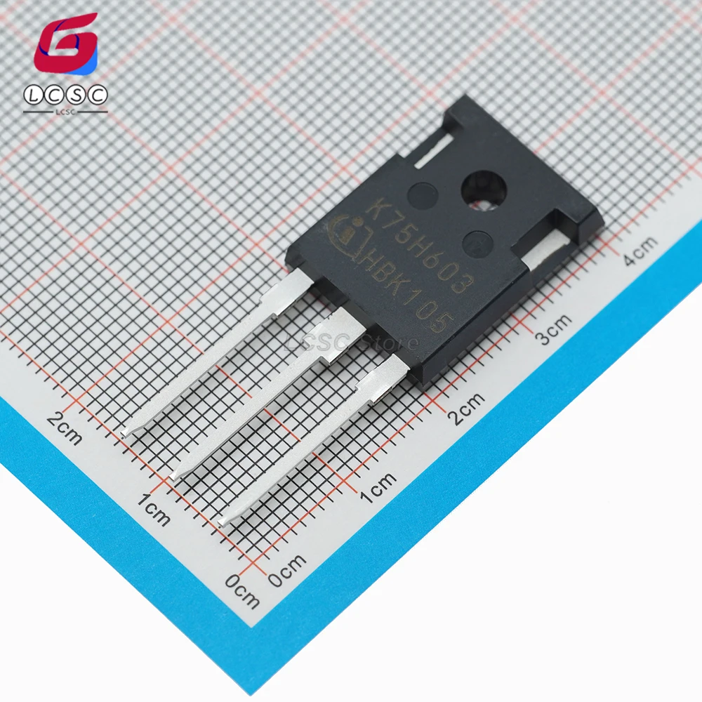 Original IKW75N60H3 Bipolar-MOS-Transistor mit isoliertem Tor, 600 V, 75 A, Hochgeschwindigkeits-IGBT-Röhren für Schweißmaschinen K75H603