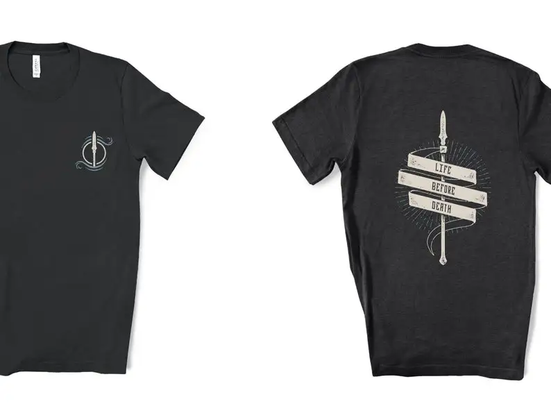 Life Before Death Shirt, Stormlight Archive Shirt, Kaladin Stormblessed T-shirt,  Fantasy Clothing, Radiant Ideal Quote