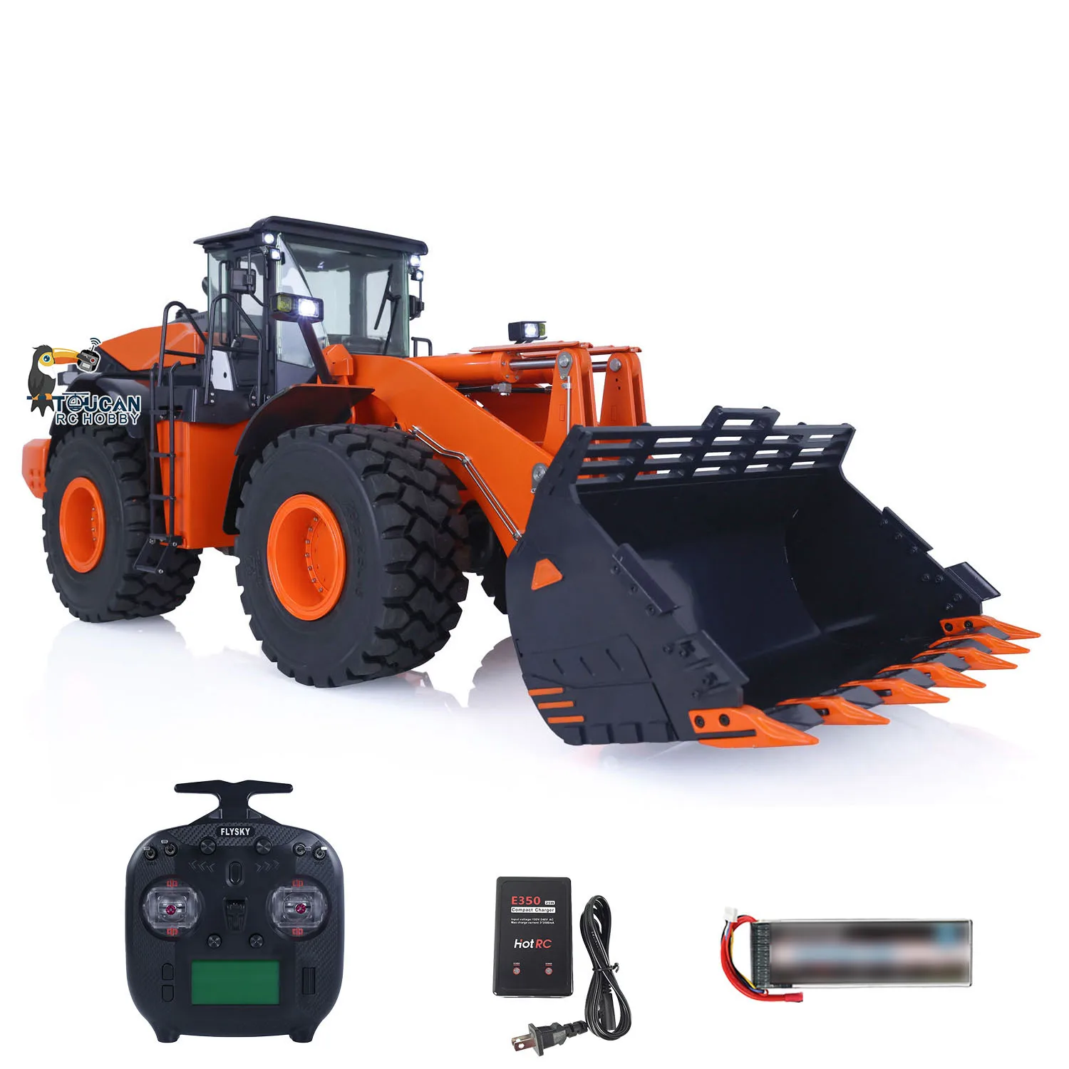 US Stock Toy 1/14 ZW370 RTR RC Hydraulic Loader JDM 198 RTR Ready to Run Construction Vehicles Finished Cars Truck Earth Mover Machine Model