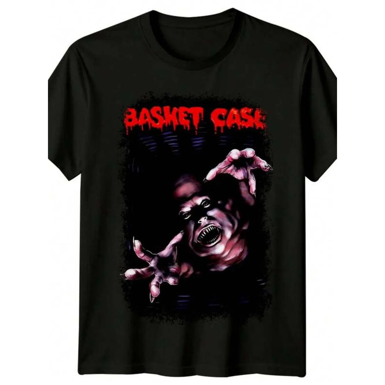 Camiseta inspirada en el póster de la película Basket Case (1982), camiseta retro de los años 80