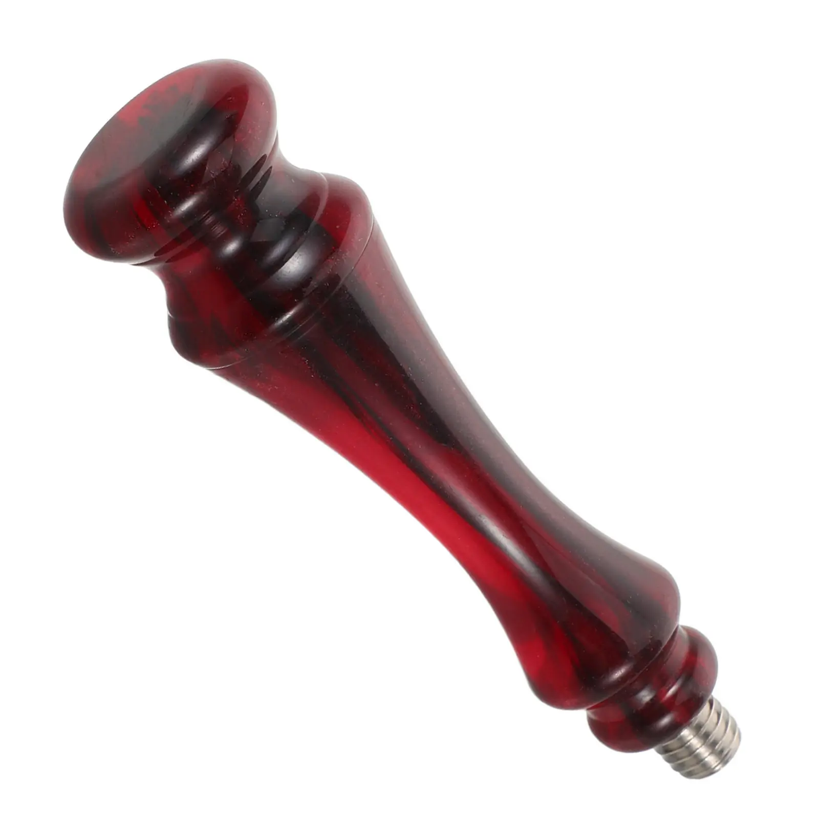 Resin Wax Seal Handle Only Ergonomic Artistic Stamp Handle Replacement for DIY Sealing Wedding Stationery Party Letters Desktop