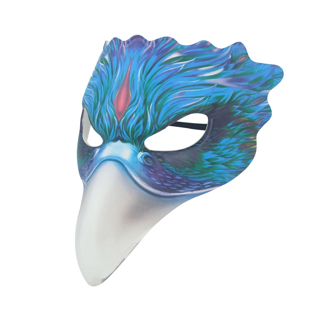 Printed Eagle Mask Various Bird Animal Halloween Party Dress Up Stage Show Carnival Prop - view 6