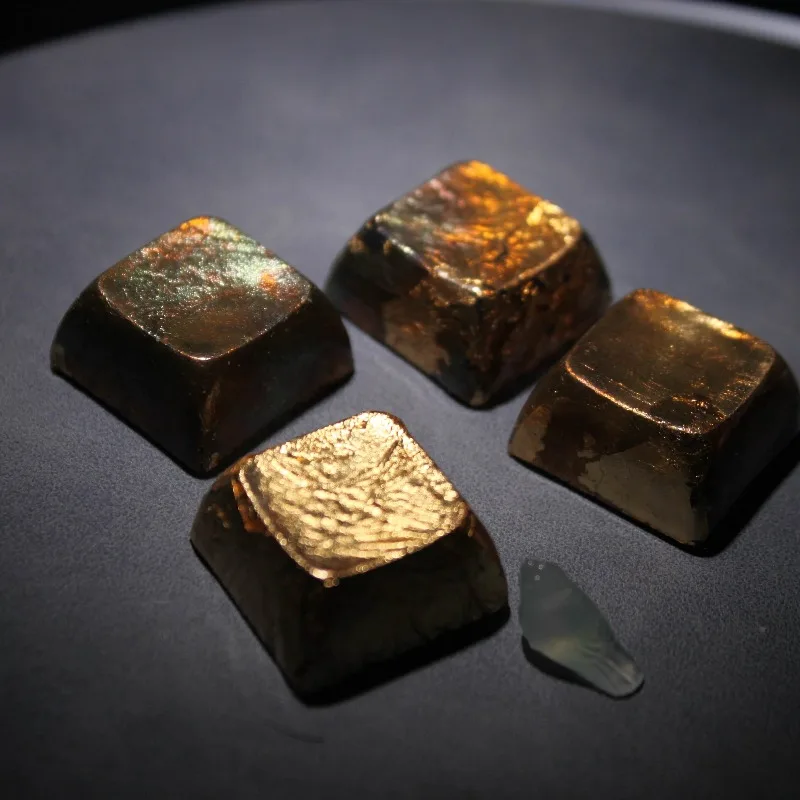 

Фольгированные колпачки для клавиш на заказ PBT, золотая, серебряная фольга, профиль XDA, колпачки для клавиатуры ручной работы для механической клавиатуры, аксессуары, подарок